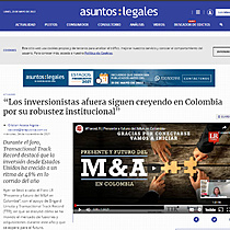 Los inversionistas afuera siguen creyendo en Colombia por su robustez institucional